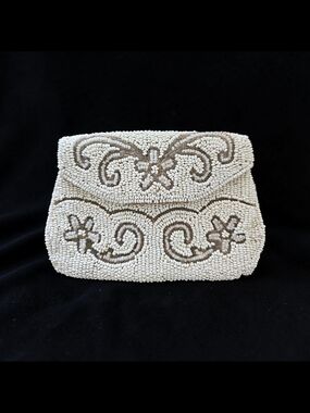 Vintage Beaded Clutch